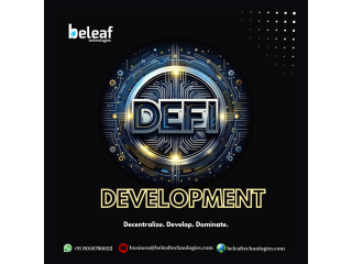 Top-Tier Defi Development Company In India - (Beleaf Technologies)